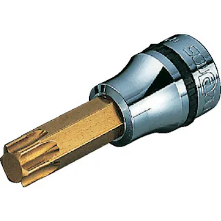【CAINZ-DASH】京都機械工具 9.5sq.T型トルクスビットソケット T45 先端寸法7.82mm NQ6T45【別送品】