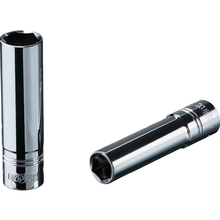 【CAINZ-DASH】京都機械工具 6.3sq.ディープソケット(六角) 対辺寸法5.5mm 差込角6.35mm NB2L-055【別送品】