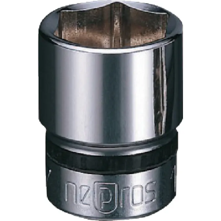 【CAINZ-DASH】京都機械工具 9.5sq.ソケット(六角) 対辺寸法19/32inch 差込角9.5mm NB3-19/32【別送品】