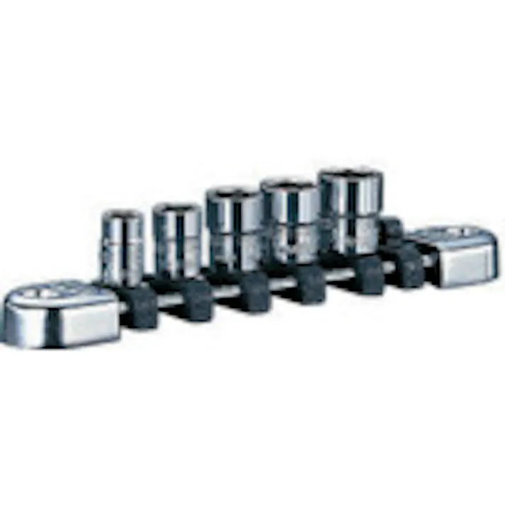 【CAINZ-DASH】京都機械工具 6.3sq.ソケットセット 差込数6.35mm 5点セット NTB205A【別送品】