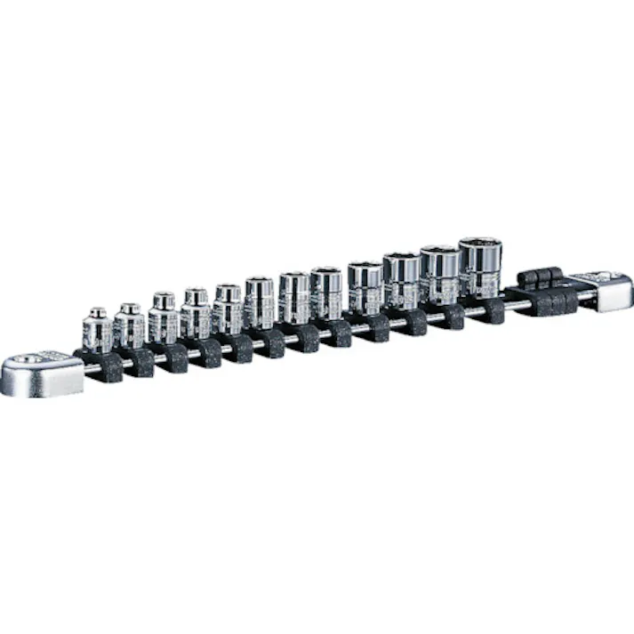 【CAINZ-DASH】京都機械工具 6.3sq.ソケットセット 差込数6.35mm12点セット NTB212A【別送品】