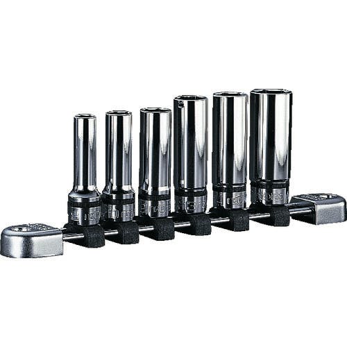 京都機械工具 9.5sq.ディープソケットセット(6コ組) 差込数9.5mm 6角 NTB3L06A ソケットセット 京都機械工具 9.5sq.ディープソケットセット(6コ組) 差込数9.5mm 6角 NTB3L06A ソケットセット