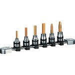 【CAINZ-DASH】京都機械工具 ９．５ｓｑ．ヘキサゴンビットセット［６コ組］ NTBT306A【別送品】