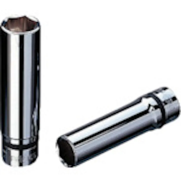 【CAINZ-DASH】京都機械工具 12.7sq.ディープソケット(六角) 対辺寸法15mm 差込角12.7mm 全長80mm NB4L-15【別送品】