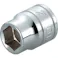【CAINZ-DASH】京都機械工具 9.5sq.ソケット(六角) 対辺寸法10mm 差込角9.5mm 全長22mm B3-10【別送品】
