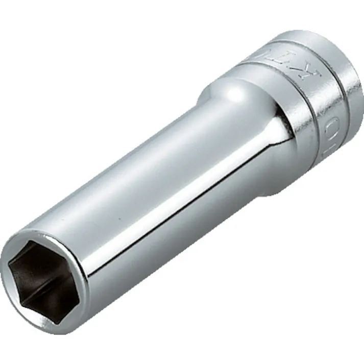 【CAINZ-DASH】京都機械工具 9.5sq.ディープソケット(六角) 対辺寸法24mm 差込角9.5mm 全長70mm B3L-24【別送品】