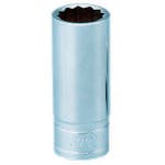 京都機械工具 9.5sq.セミディープソケット(十二角) 対辺寸法14mm 差込角9.5mm 全長50mm B3M-14W ソケット(ソケット) 京都機械工具 9.5sq.セミディープソケット(十二角) 対辺寸法14mm 差込角9.5mm 全長50mm B3M-14W ソケット(ソケット)