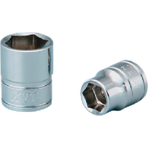【CAINZ-DASH】京都機械工具 ９．５ｓｑ．ソケット（六角）パック・台紙仕様　差込角９．５ｍｍ　Ｂ３－０８袋入り B3-08-S【別送品】