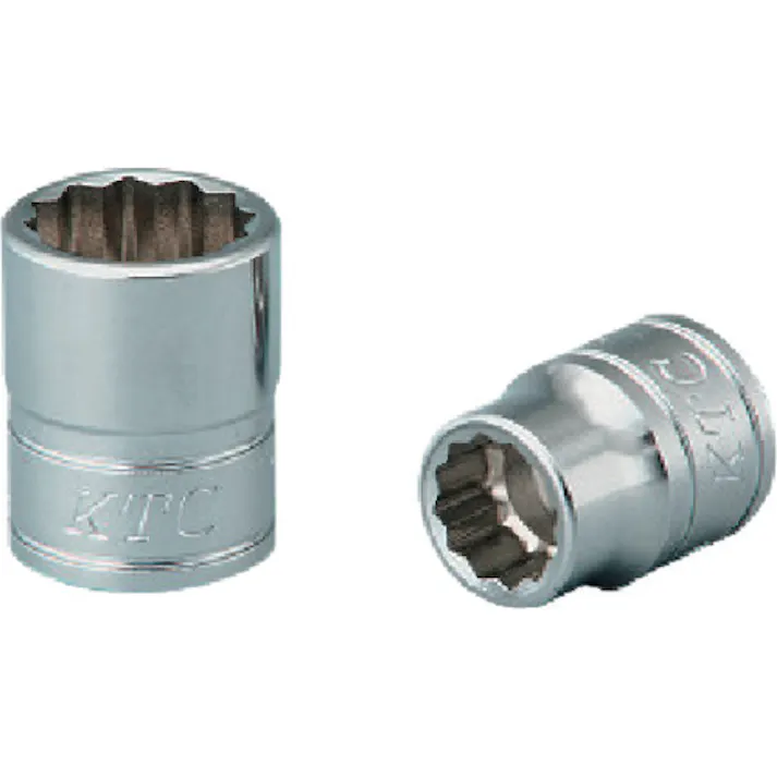 【CAINZ-DASH】京都機械工具 9.5sq.ソケット(十二角)パック・台紙仕様 差込角9.5mm B3-08W袋入り B3-08W-S【別送品】