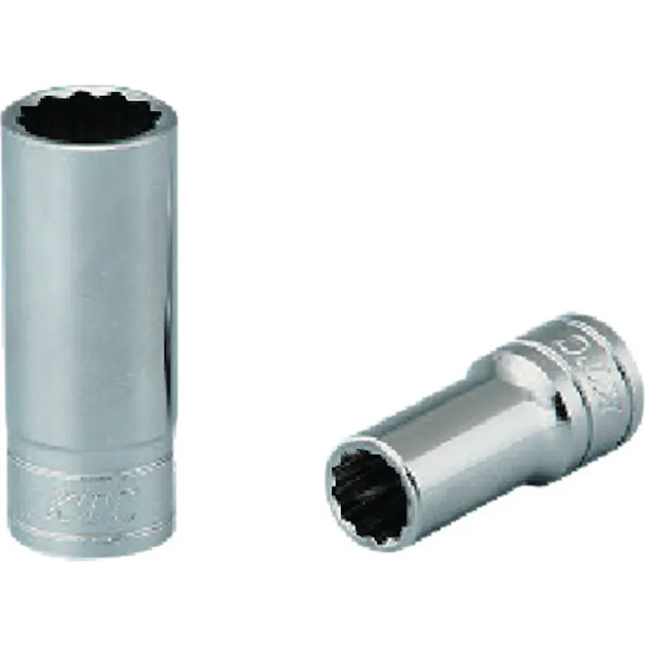 【CAINZ-DASH】京都機械工具 9.5sq.セミディープソケット(十二角)パック・台紙仕様 差込角9.5mm B3M-17W袋入り B3M-17W-S【別送品】