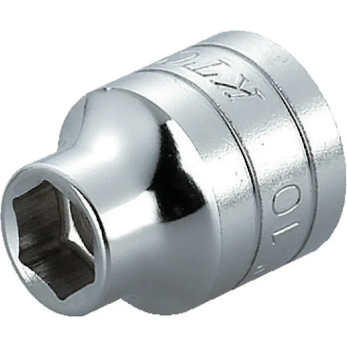 【CAINZ-DASH】京都機械工具 12.7sq.ソケット(六角) 対辺寸法8mm 差込角12.7mm 全長28.5mm B4-08【別送品】