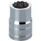 【CAINZ-DASH】京都機械工具 12.7sq.ソケット(十二角)20mm B4-20W【別送品】