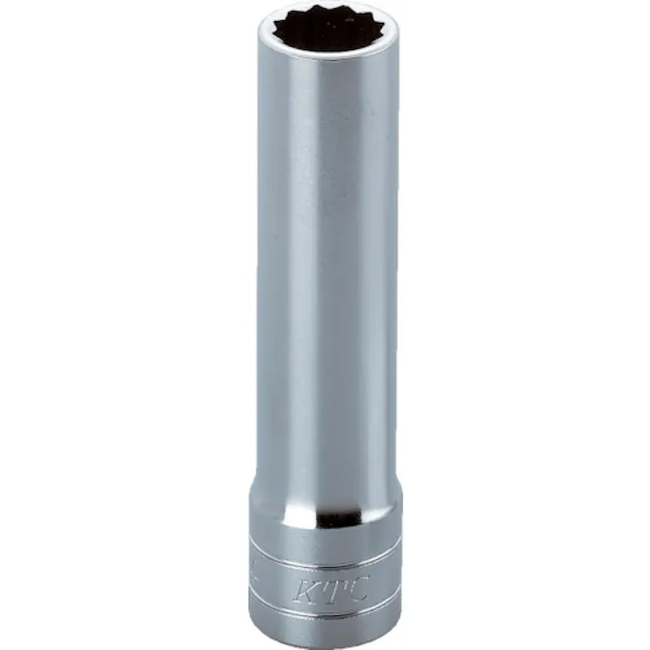 【CAINZ-DASH】京都機械工具 12.7sq.ディープソケット(十二角) 対辺寸法14mm 差込角12.7mm 全長90mm B4L-14W【別送品】