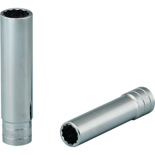 【CAINZ-DASH】京都機械工具 １２．７ｓｑ．ディープソケット（十二角）１／２ｉｎｃｈ B4L-1/2W【別送品】