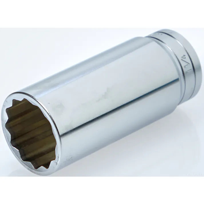 【CAINZ-DASH】京都機械工具 12.7sq.ディープソケット(十二角)1-1/4inch B4L-1-1/4W【別送品】