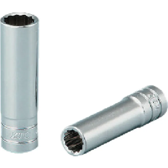 【CAINZ-DASH】京都機械工具 6.3sq.ディープソケット(十二角)パック・台紙仕様 差込角6.35mm B2L-10袋入り B2L-10W-S【別送品】