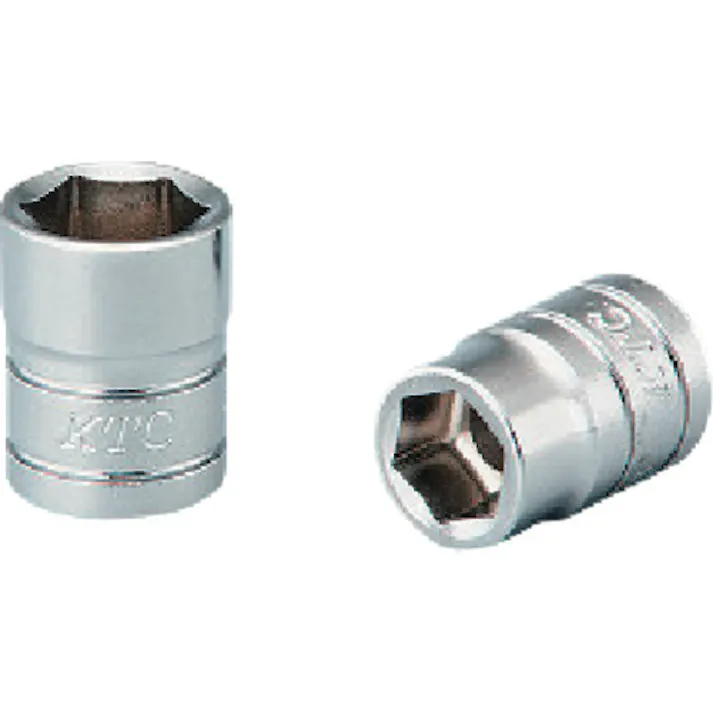 【CAINZ-DASH】京都機械工具 6.3sq.ソケット(六角)パック・台紙仕様 差込角6.35mm B2-3/8袋入り B2-3/8-S【別送品】