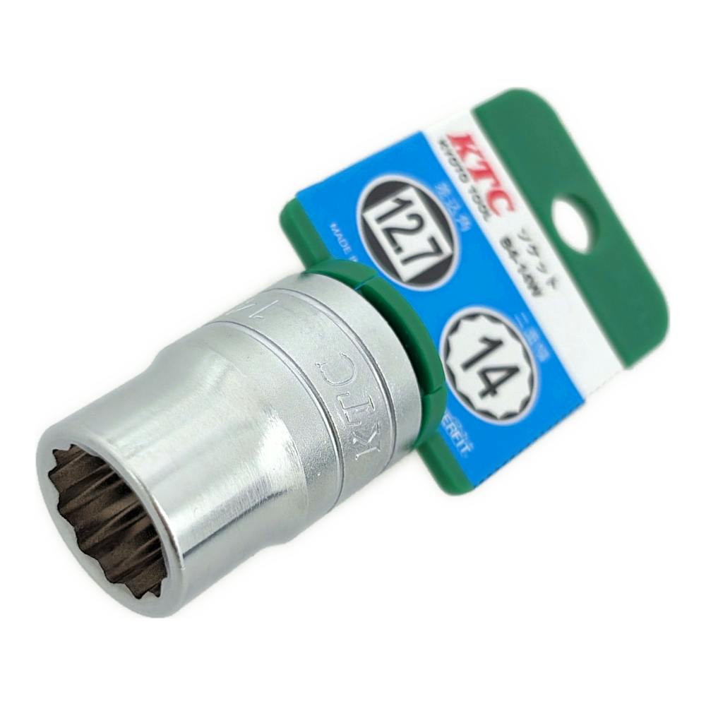 KTC 12.7sq.ソケット 十二角 B4-14W | 作業工具・作業用品・作業収納