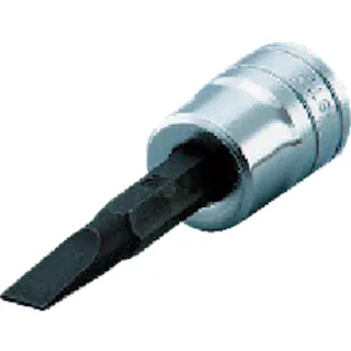 【CAINZ-DASH】京都機械工具 ドライバービットソケット 6.3sq.マイナスビットソケット 刃先6mm 差込角6.35mm BT2-6M【別送品】