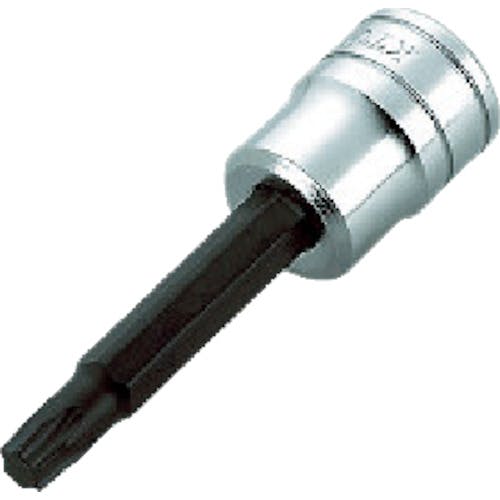 【CAINZ-DASH】京都機械工具 ６．３ｓｑ．Ｔ型トルクスビットソケット　Ｔ２７　差込角６．３５ｍｍ BT2-T27【別送品】