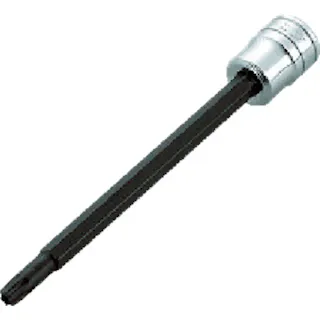 【CAINZ-DASH】京都機械工具 6.3sq.ロングT型いじり止めトルクスビットソケットT8 BT2-T8HL【別送品】