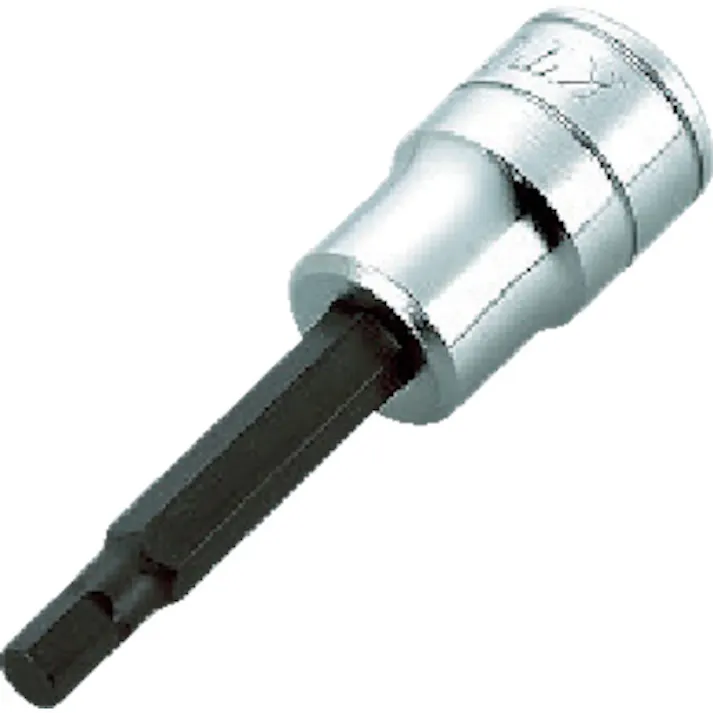 【CAINZ-DASH】京都機械工具 9.5sq.ヘキサゴンビットソケット7/16inch BT3-7/16【別送品】