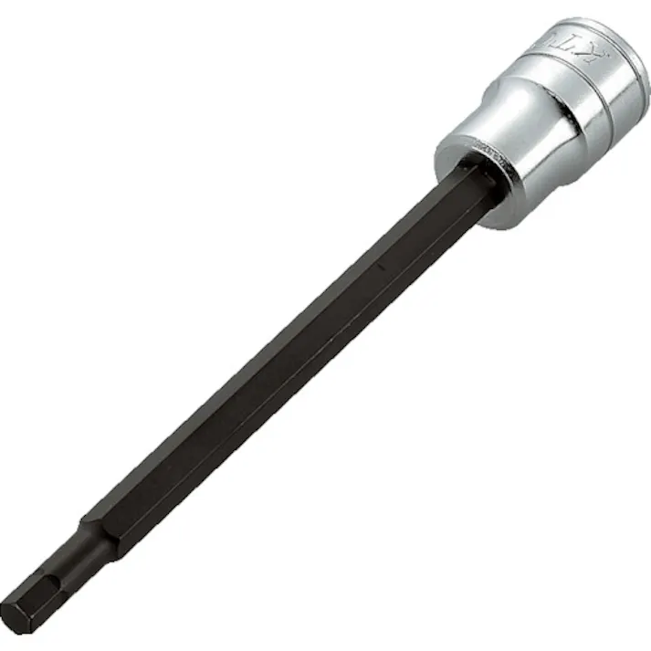 【CAINZ-DASH】京都機械工具 9.5sq.ロングヘキサゴンビットソケット10mm BT3-10L【別送品】