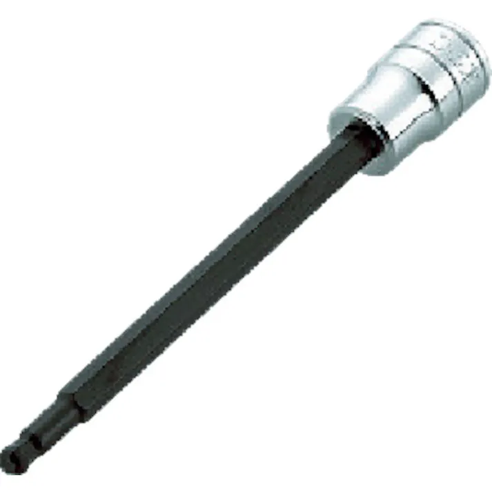 【CAINZ-DASH】京都機械工具 9.5sq.ロングボールポイントヘキサゴンビットソケット7/32in BT3-7/32BPL【別送品】