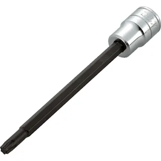 【CAINZ-DASH】京都機械工具 9.5sq.ロングT型トルクスビットソケットT40 BT3-T40L【別送品】
