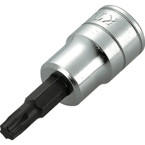 【CAINZ-DASH】京都機械工具 ９．５ｓｑ．ショートＴ型トルクスビットソケット　Ｔ２０　先端寸法３．８４ｍｍ BT3-T20S【別送品】