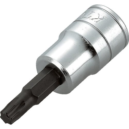 【CAINZ-DASH】京都機械工具 ９．５ｓｑ．ショートＴ型トルクスビットソケット　Ｔ４０　先端寸法６．６０ｍｍ BT3-T40S【別送品】