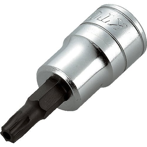 【CAINZ-DASH】京都機械工具 ９．５ｓｑ．ショートＴ型いじり止めトルクスビットソケットＴ２７ BT3-T27HS【別送品】