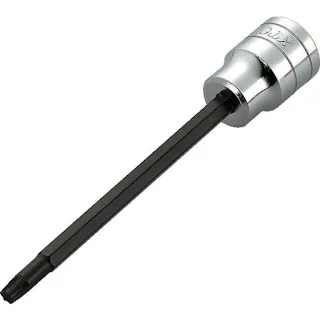 【CAINZ-DASH】京都機械工具 12.7sq.ロングT型トルクスビットソケットT30 BT4-T30L【別送品】