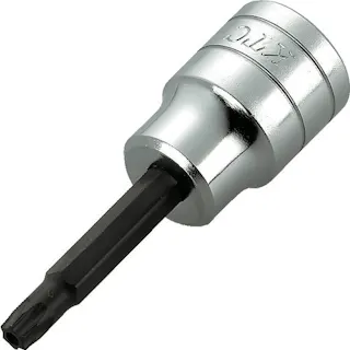 【CAINZ-DASH】京都機械工具 12.7sq.T型いじり止めトルクスビットソケットT40 BT4-T40H【別送品】