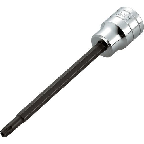 【CAINZ-DASH】京都機械工具 １２．７ｓｑ．ロングＴ型いじり止めトルクスビットソケットＴ７０ BT4-T70HL【別送品】