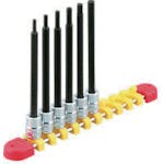 【CAINZ-DASH】京都機械工具 ６．３ｓｑ．ロングヘキサゴンビットソケットセット［６コ組］ TBT2L06BH【別送品】