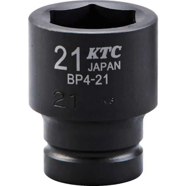 【CAINZ-DASH】京都機械工具 12.7sq.インパクトレンチ用ソケット(標準)21mm BP4-21【別送品】
