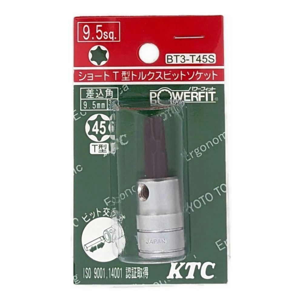 KTC ショートT型トルクスソケット BT3-T45S | 作業工具・作業用品