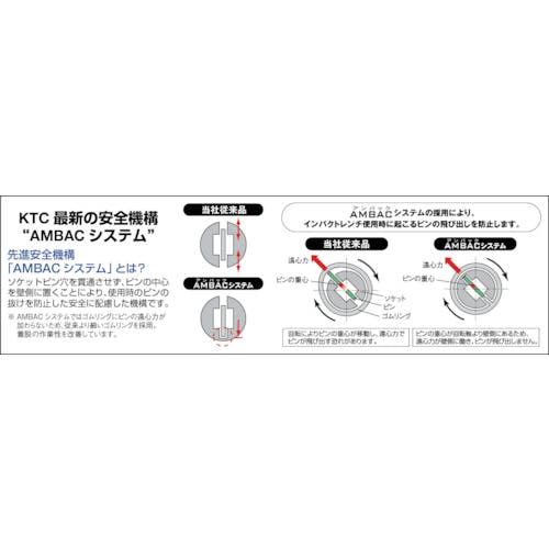 【CAINZ-DASH】京都機械工具 １９．０ｓｑ．インパクトレンチ用ソケット（ディープ薄肉）３０ｍｍ【別送品】