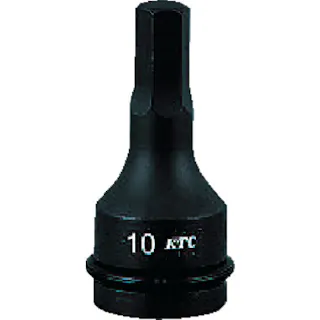 【CAINZ-DASH】京都機械工具 12.7sq.インパクトレンチ用ヘキサゴンレンチ 10mm BTP4-10P【別送品】