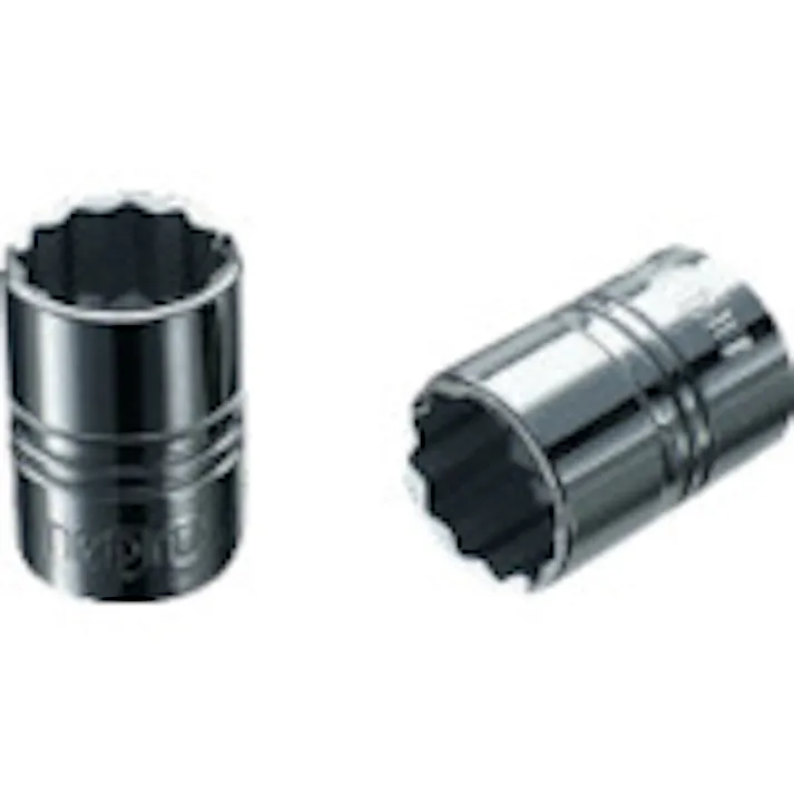 【CAINZ-DASH】京都機械工具 6.3sq.ソケット(十二角) 10mm NB2-10W【別送品】