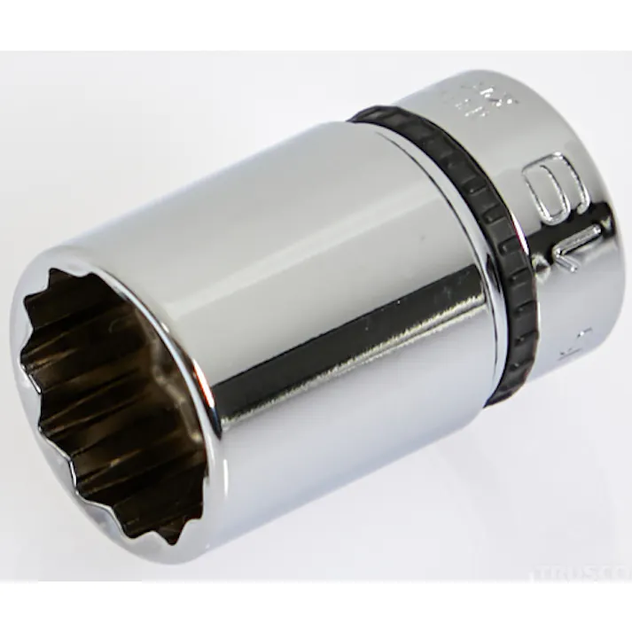 【CAINZ-DASH】京都機械工具 9.5sq.セミディープソケット(十二角) 対辺寸法19mm 差込角9.5mm 全長40mm NB3M-19W【別送品】