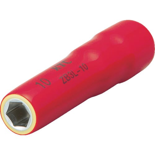 京都機械工具 絶縁工具 9.5sq.ディープソケット 10mm ZB3L-10 絶縁ソケット 京都機械工具 絶縁工具 9.5sq.ディープソケット 10mm ZB3L-10 絶縁ソケット