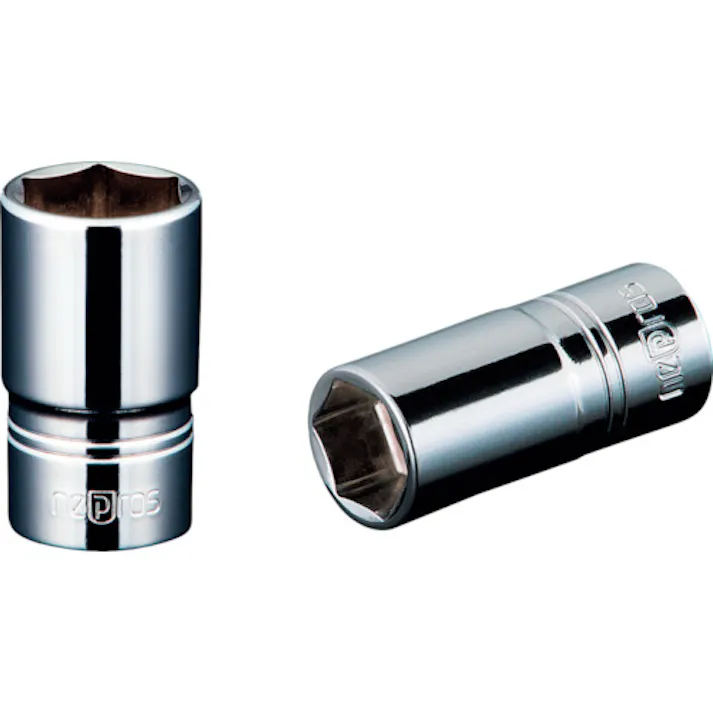 【CAINZ-DASH】京都機械工具 6.3sq.セミディープソケット(六角) 対辺寸法7mm 全長30mm NB2M-07【別送品】