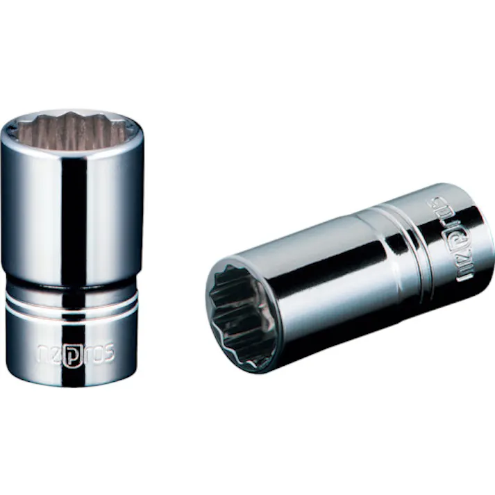 【CAINZ-DASH】京都機械工具 6.3sq.セミディープソケット(十二角) 対辺寸法6mm 全長30mm NB2M-06W【別送品】