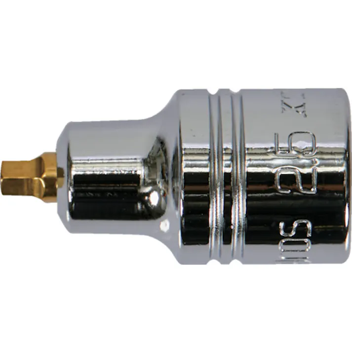 【CAINZ-DASH】京都機械工具 6.3sq.スタッビヘキサゴンビットソケット 対辺寸法2.5mm 全長23.7mm NBT2-025SS【別送品】