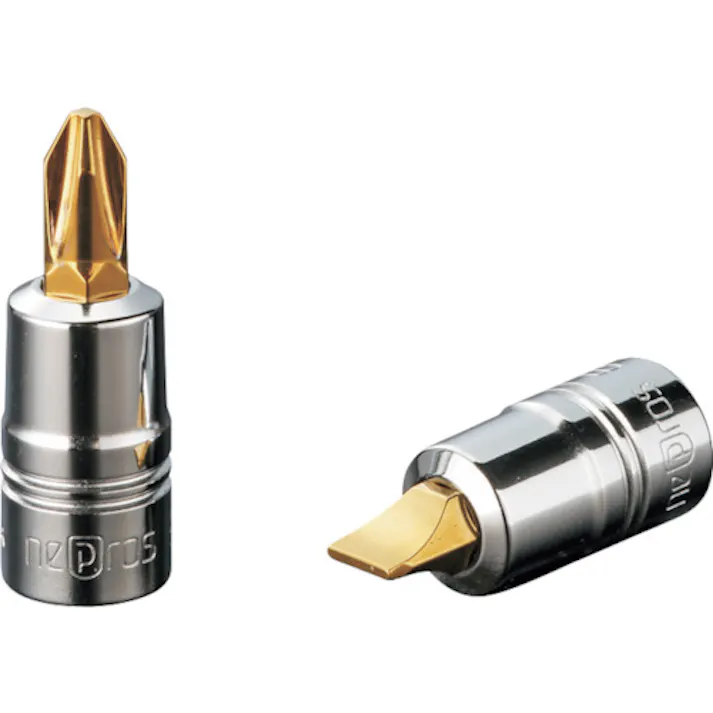 【CAINZ-DASH】京都機械工具 ドライバービットソケット 6.3sqスタッビクロスビットソケット 刃先NO.2 全長34mm NBT2P-2SS【別送品】