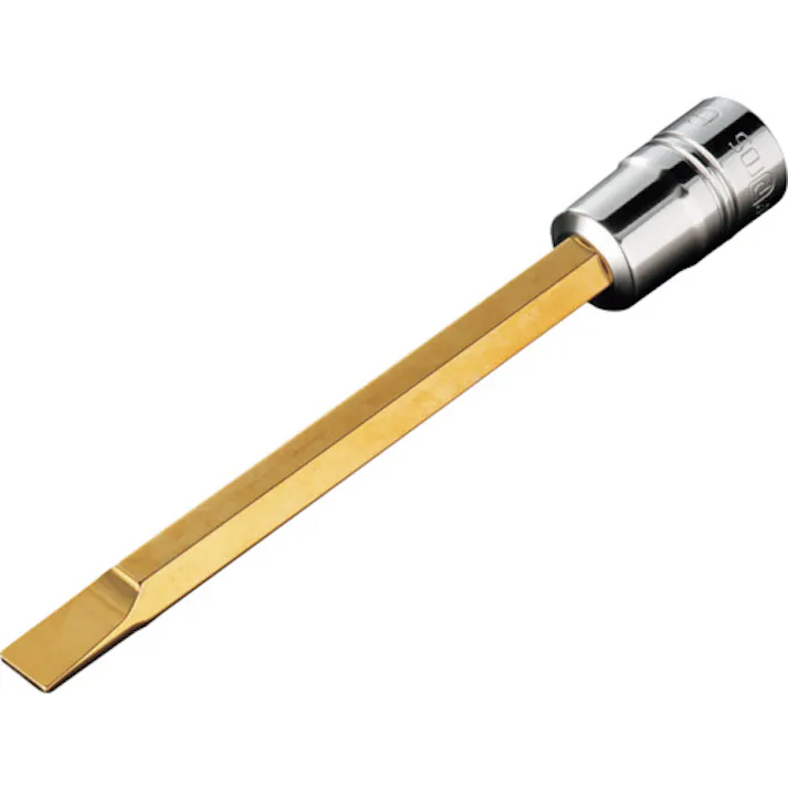 【CAINZ-DASH】京都機械工具 6.3sqロングマイナスビットソケット NBT2M-06L【別送品】