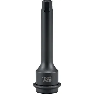 【CAINZ-DASH】京都機械工具 12.7sq. インパクトレンチ用ヘキサゴンレンチ 対辺寸法7mm 全長100mm BTP4M-07P【別送品】
