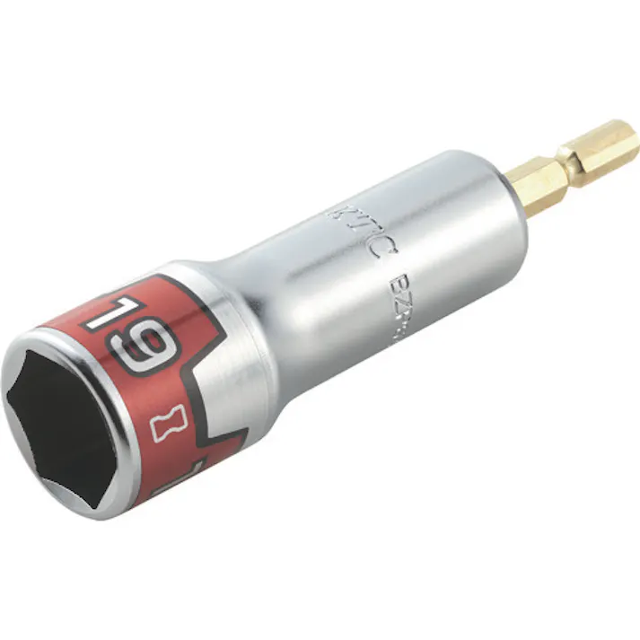 【CAINZ-DASH】京都機械工具 インパクトドライバ用ソケットビット 難攻不落 19mm BZP63-19【別送品】